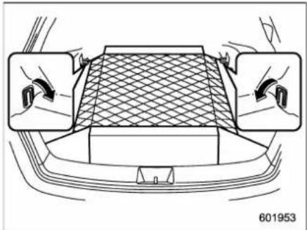 SUBARU 2019 - 6-13. Cargo tie-down hooks (if equipped) - 1