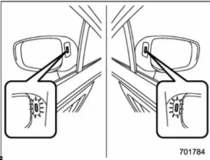 SUBARU 2019 - ■ BSD/RCTA approach indicator light/warning buzzer - 1