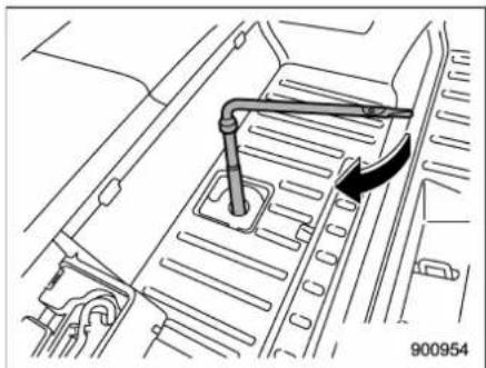SUBARU 2019 - ■ Re-storage of spare tire - 2