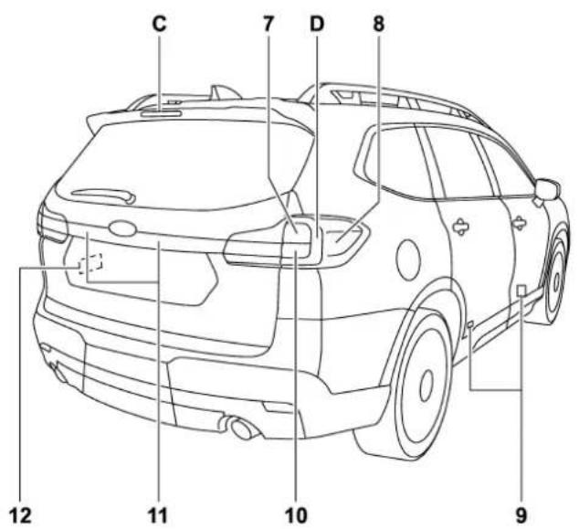 SUBARU 2019 - CAUTION - 2