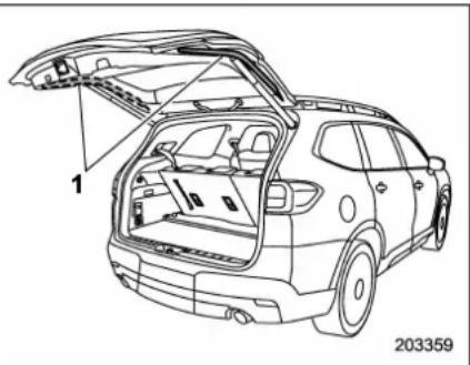 SUBARU 2019 - CAUTION - 1