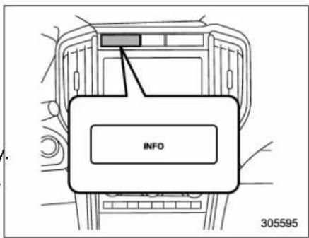 SUBARU 2019 - ■ Driving information display NOTE - 1