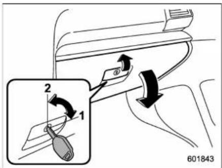 SUBARU 2019 - Glove box - 1