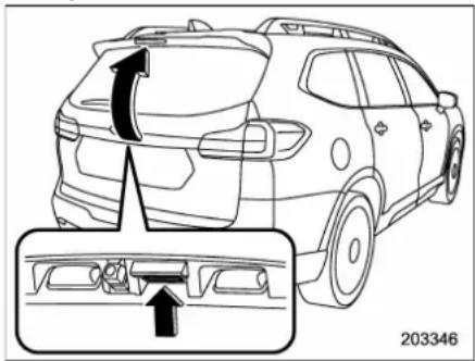 SUBARU 2019 - ■ Manual rear gate - 1
