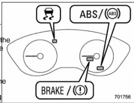 SUBARU 2019 - ■ If EBD system malfunctions - 1