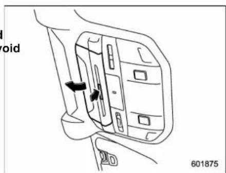 SUBARU 2019 - 6-3. Overhead console - 1