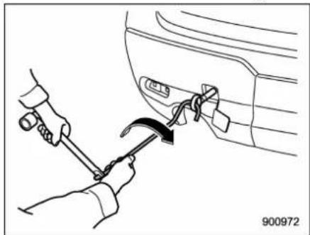 SUBARU 2019 - ▼ Rear towing hook - 3