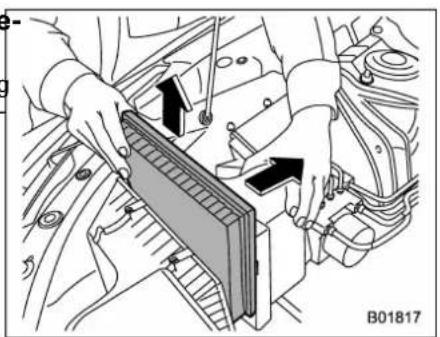SUBARU 2019 - ■ Replacing the air cleaner element - 2