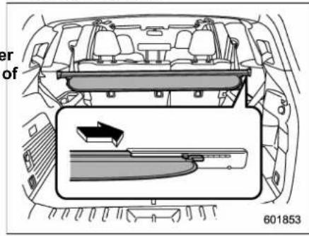SUBARU 2019 - ■ To remove the cover housing ■ Stowage of the cargo area cover 1. Rewind the cover - 1