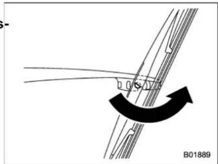 SUBARU 2019 - ■ Rear window wiper blade assembly - 2