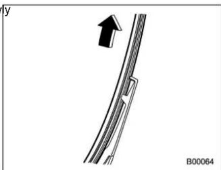 SUBARU 2019 - ■ Rear window wiper blade assembly - 4