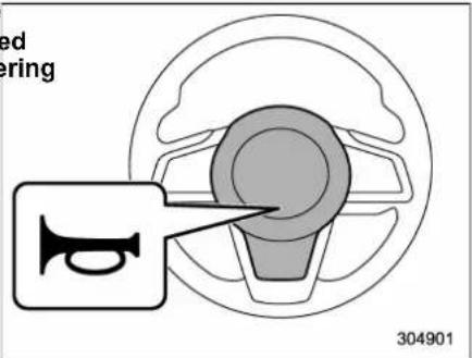 SUBARU 2019 - 3-20. Horn - 1
