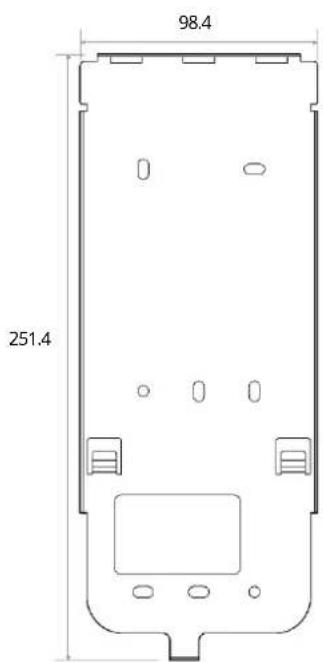 Suprema FaceStation F2 - Dimensions - 3