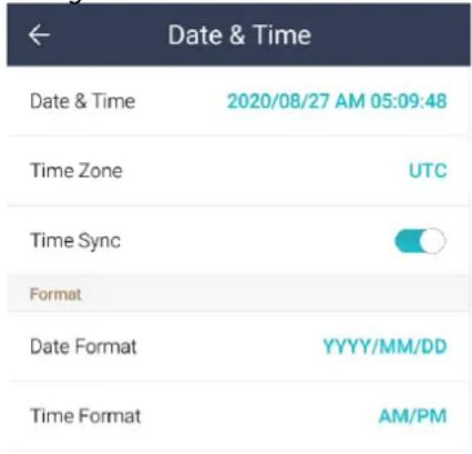 Suprema FaceStation F2 - Date & Time - 1