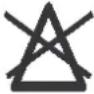 Zanussi-Electrolux ZWA 5130 - International symbols for care of textiles - 9