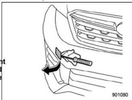 SUBARU 2020 - ▼ Front towing hook - 1
