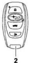 SUBARU 2020 - Keyless access with push-button start system (if equipped) - 2