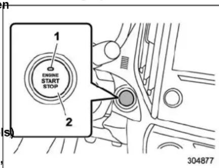 1 ENGINE START STOP 2 S 304877