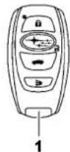 SUBARU 2020 - Keyless access with push-button start system (if equipped) - 1