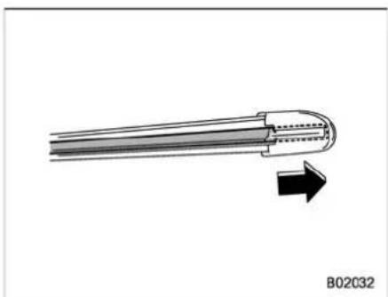 SUBARU 2020 - ■ Windshield wiper blade rubber - 4