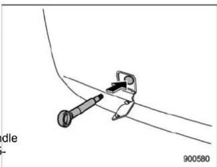 SUBARU 2020 - ▼ Rear towing hook - 2