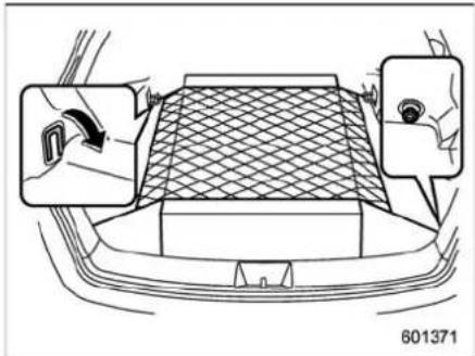 SUBARU 2020 - Cargo tie-down hooks (5-door models - if equipped) - 1