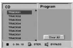 LG LH-D6240A - Press ▲▼ to select a track then press PLAY or ENTER. - 1