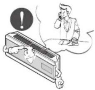 Illustration showing a person reacting to a warning symbol and a computer screen, with speech bubbles and a thought bubble in the background.