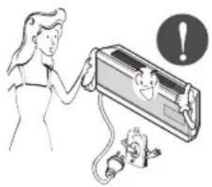 LG ASNW2463RH2 - Stop operation and close the window in storm or hurricane. If possible, remove the air conditioner from the window before the hurricane arrives. - 7