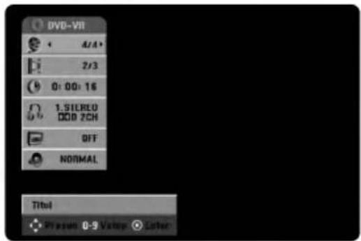 DVD-VIR 4/4 2/3 0:00:16 1.SILRED DOD 7CH OFF NORMAL Tibul PI Paves 0-9 Valsep - Later