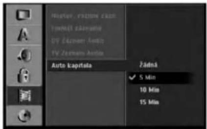 Auto kapitela 5 Min 10 Min 15 Min