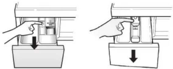 LG F2J6HM1W - Cleaning the Dispenser Drawer - 1
