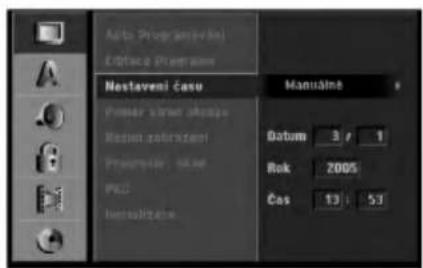 Auto Programovskii L'Oltace Prozern Nestaveni Case Primer zrom olope Rozni zolotzemi Prozernier, klas PED Insulizateln Manušins Datum 3 / 1 Rok 200% Cas 13 : 53