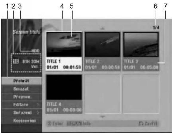1 2 3 Selemm titulú HDD 8 IN 30M Vol Pfehrát Smezat Přegmen. Editace > Sořazení > Kopireváni TITLE 1 01/01 00:01:58 TITLE 2 01/01 00:00:58 TITLE 3 01/01 00:05:08 TITLE 4 03/01 00:00:06 © Enter 105.29. Info. Zavřit