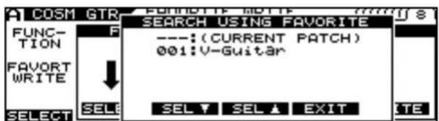 ROLAND VG-99 - Searching for Patches That Use the Same Favorite Settings - 5