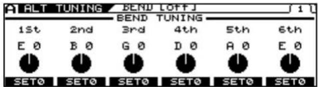 ROLAND VG-99 - Setting BEND - 2
