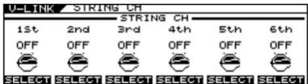 ROLAND VG-99 - Setting the String Channel (STRING CH) - 1