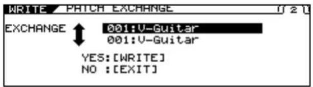 ROLAND VG-99 - Exchanging the Current Patch with a Different Patch (PATCH EXCHANGE) - 1