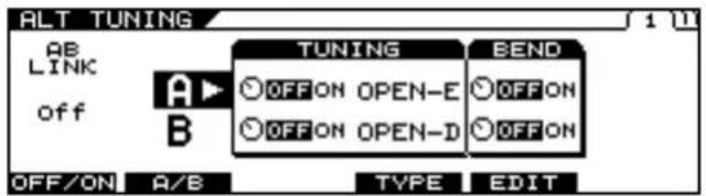 ROLAND VG-99 - Setting USER TUNING - 1