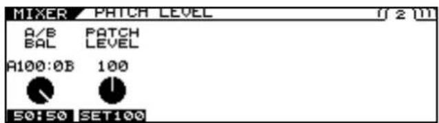 ROLAND VG-99 - Setting the Overall Patch Volume Level (PATCH LEVEL) - 2