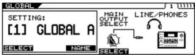 ROLAND VG-99 - Naming the Settings (GLOBAL NAME) - 1