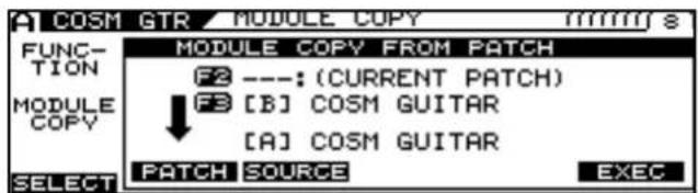ROLAND VG-99 - Partially Copying Parameters in a Different Patch (MODULE COPY) - 1