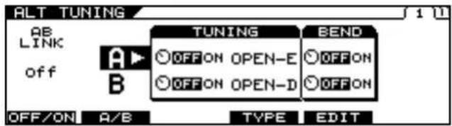 ROLAND VG-99 - Setting BEND - 1