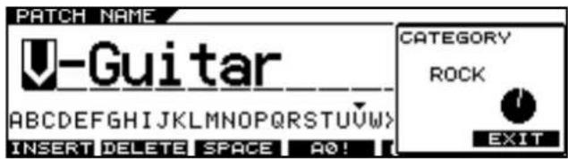 ROLAND VG-99 - Setting Patch Categories - 3