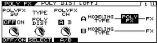 ROLAND VG-99 - POLY FX (Poly Effect) - 1