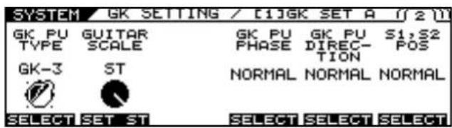 ROLAND VG-99 - Selecting the Divided Pickup Type - 1