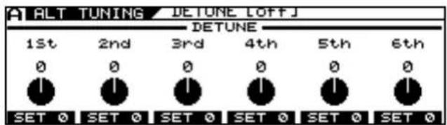 ROLAND VG-99 - Setting DETUNE - 2