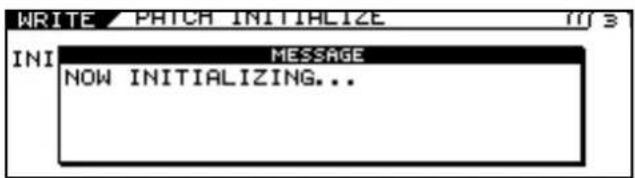 ROLAND VG-99 - Initializing User Patches (PATCH INITIALIZE) - 2