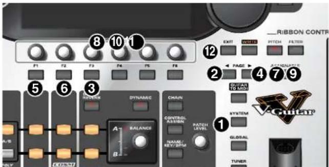 ROLAND VG-99 - NOTE - 1