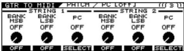 ROLAND VG-99 - Outputting Program Change Messages Simultaneously When Switching Patches (PC) - 1